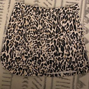Francesca’s Animal Print Skirt